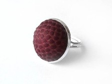 Football Ring - Handmade Ring From a Real Leather Football