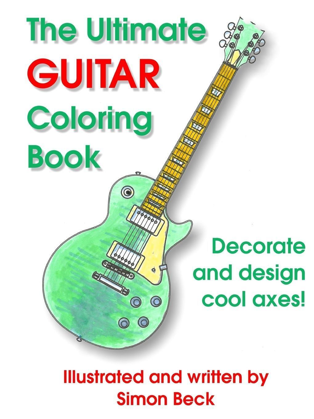 Thumbnail - The Ultimate Guitar Coloring Book Simon Beck Taschenbuch Paperback