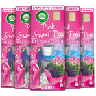 5 x Air Wick Reed Diffuser Pink Sweet Pea 33ml