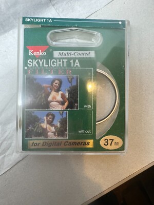 Kenko Skylight 1A Multi - Colored Filter For Digital Cameras 37mm New Old Stock