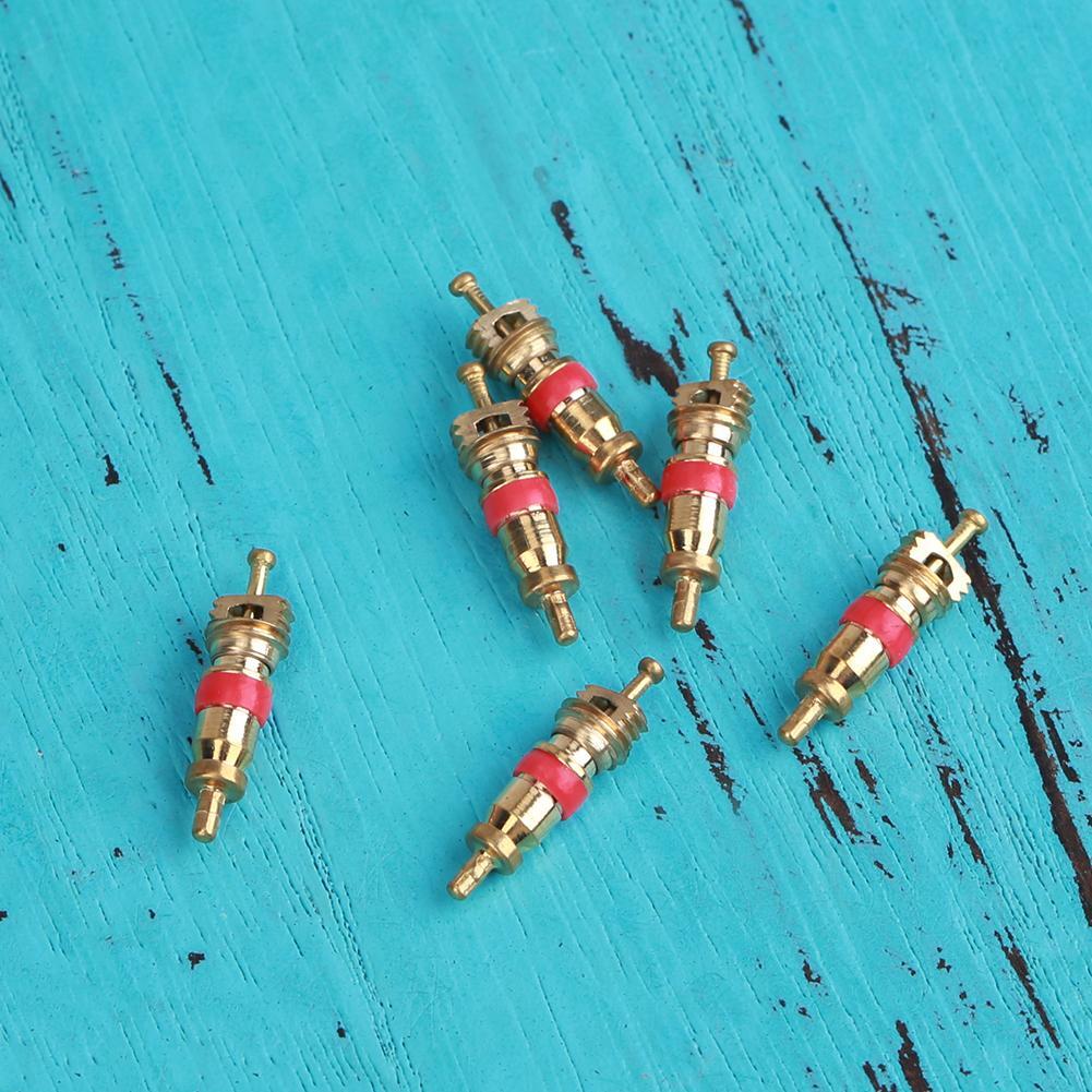 4pcs Tire A/C Schrader Valve Core Repair Tool Schrader Valve Core