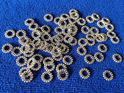 Whole Sale Antiqued Silver Metal Tiny Barrel Star Spacer Bead for Jewelry Making - Picture 23 of 37