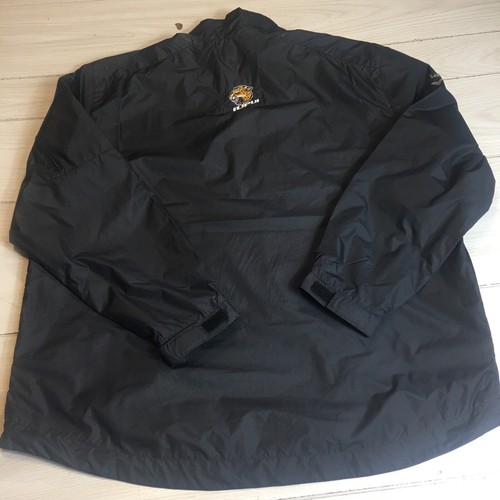 Callaway Windbreaker Rain Jacket Mens XL Black 1/4 Zip Mesh Lined IUPUI - Picture 3 of 9