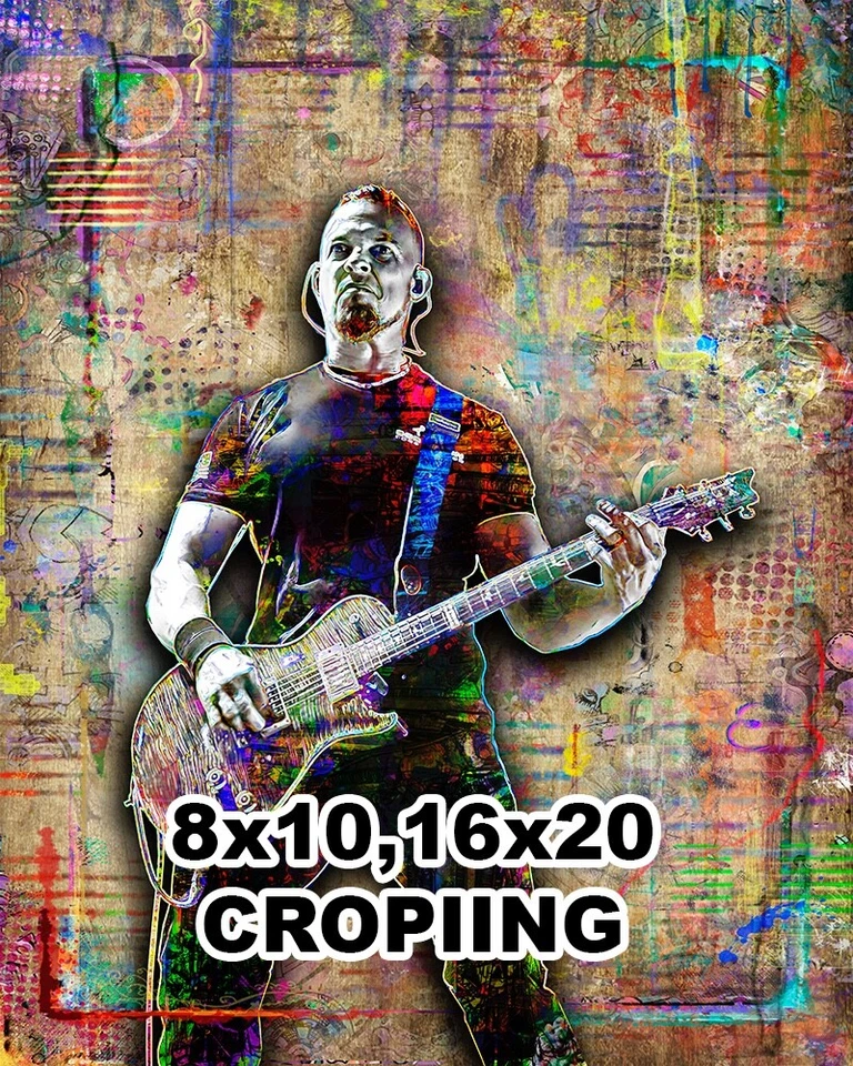 Mark Tremont Poster, Mark Tremonti Creed and Alter Bridge Pop Art Free Ship US - Image 4 of 4