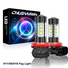 2pcs H11/H8/H9 Super White 6000K Fog Light Bulbs For TOYOTA Tacoma 2012-2019