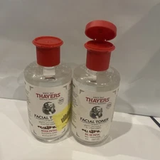 (2) THAYERS Facial Mist Witch Hazel Aloe Vera Rose Petal Toner 8.5 oz READ MORE!