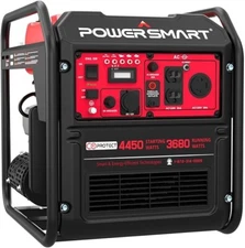 PowerSmart 4450-Watt Open Frame Inverter Generator, RV-Ready, Eco-Mode, Gas Powe