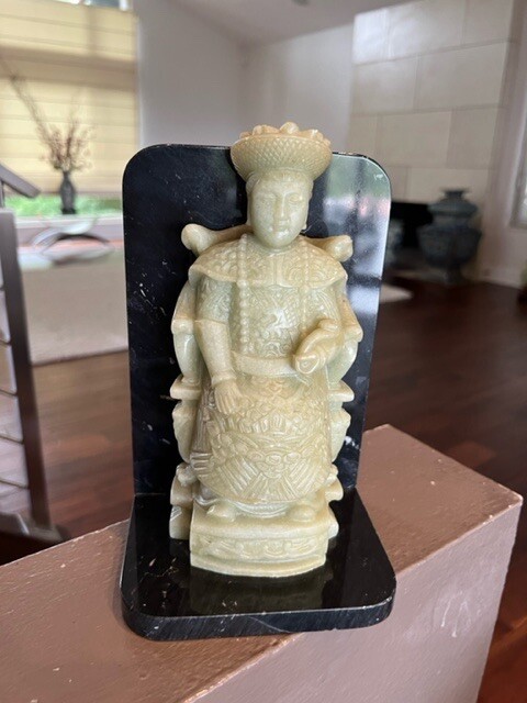 Chinese Antique/Vintage Preproduction Soft Celadon Jade Carving "8.5 (H)DC005