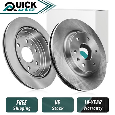 Front Brake Rotors Vented for Saturn Outlook Chevy Traverse GMC Acadia - 12.8 in