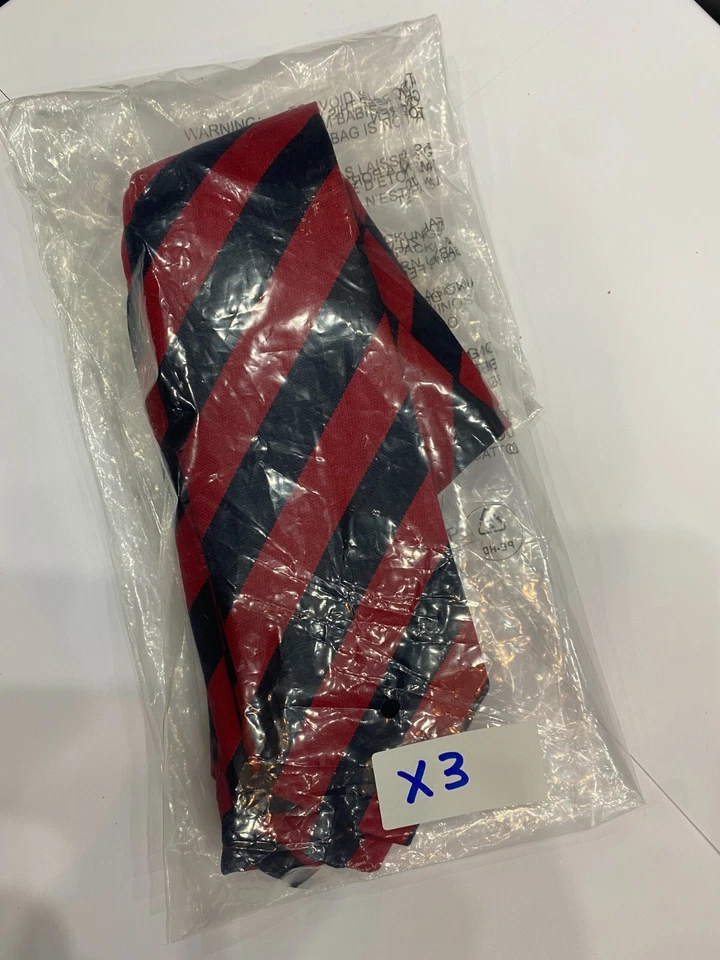  3 x полоски школьные галстуки, карнавальный костюм галстук, школа диско галстук, школа воссоединения галстук - Изображение 2 из 2