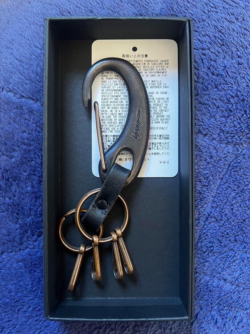 YOHJI YAMAMOTO POUR HOMME CARABINER Keychain Key Ring METAL YOHJI YAMAMOTO POUR HOMME CARABINER Keychain Key Ring METAL