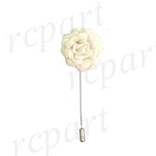 New formal Men's Suit chest brooch cream flower lapel pin wedding fashion prom