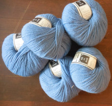 Bryspun Kid -n- Ewe Yarn 5 Skeins 50 Kid Mohair 50 Wool 50 grams 120 yds