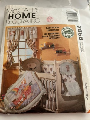 Neu McCALL'S Heimdekoration Babyzimmer Essentials Muster 7868