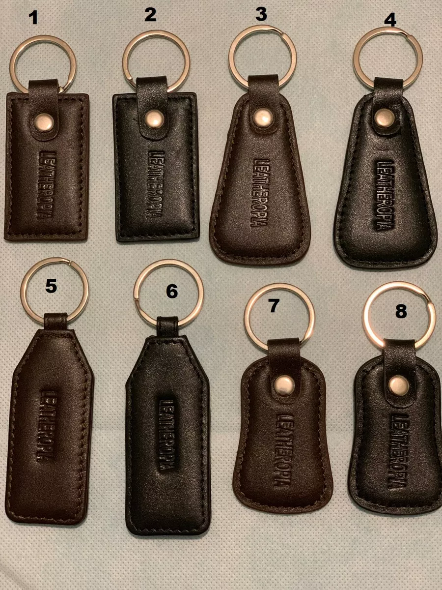 Leather key fobs wholesale clearance
