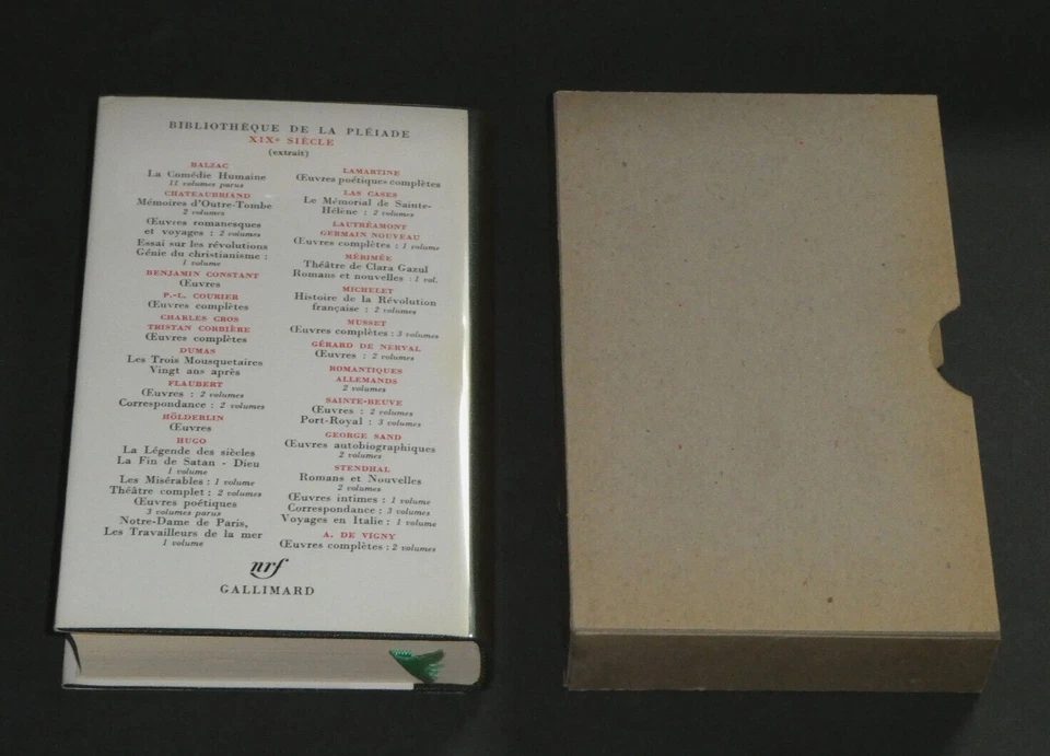 Pléiade FLAUBERT - Correspondance - Volume I - 1980 - Photo 3/4