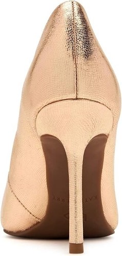 Katy Perry The Dina Size 7 M Women's Scallop Topline High Heel Pumps Rose Gold - Picture 4 of 5