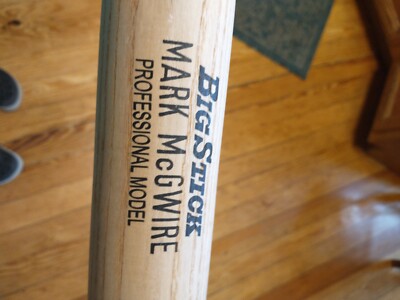 Batte De Baseball En Bois Rawlings Big Stick - Modèle Mark McGwire - Vintage USA