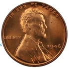 1946-P Red Gem BU Lincoln Wheat Cent 1 Cent 1c Coin Fast S&H W/Tracking!!