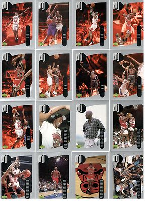 MICHAEL JORDAN 1998-99 Upper Deck International Complete Sticker Set (138) Bulls