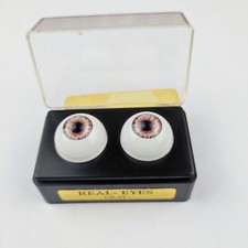 Vintage Gray Plastic Doll Eyes, Eye Size 0.79" / 20mm, Made in USA