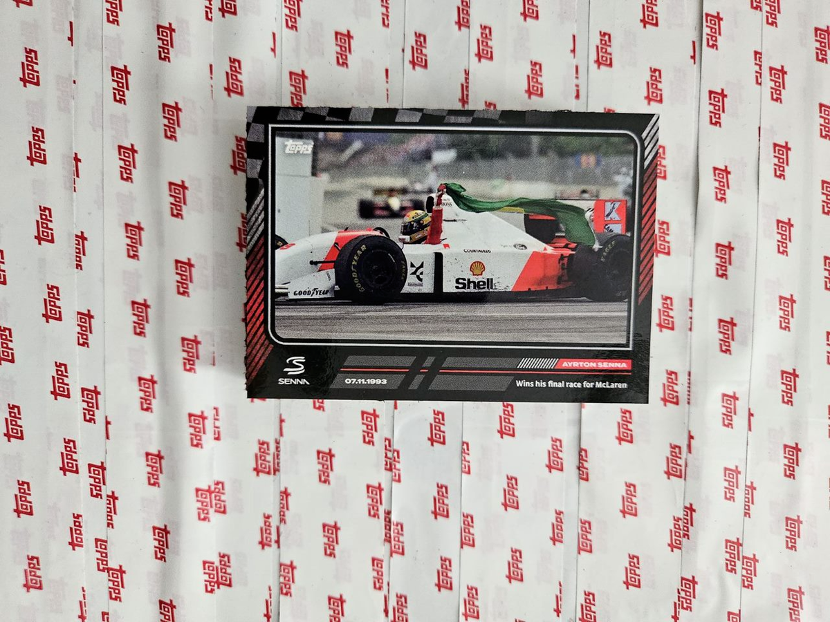 Topps - The Story of Ayrton Senna - Card 46 - Wins his final