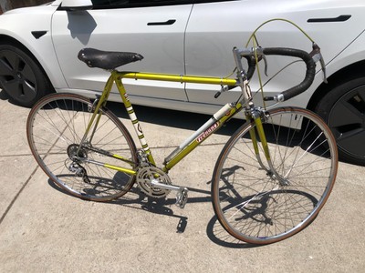 Vélo De Route Vintage LUDO Homme, 52 Cm, Composants Italiens, 12 Vitesses