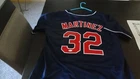 DENNIS MARTINEZ  AUTOGRAPHED  CLEVELAND INDIANS BASEBALL JERSEY