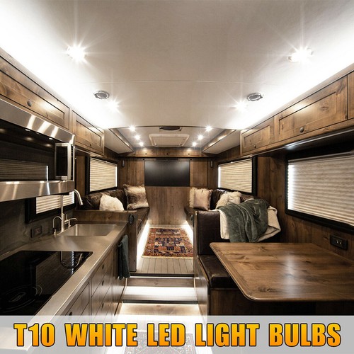 20X T10 194 168 W5W 2825 COB LED License Plate Interior Light Bulbs 6000K - Picture 5 of 17