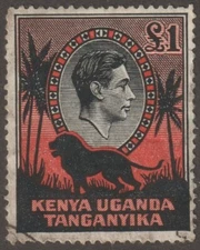 EDSROOM-20091 KUT 85 Used 1941 Top Value Perf 14 X 14 CV$27.50