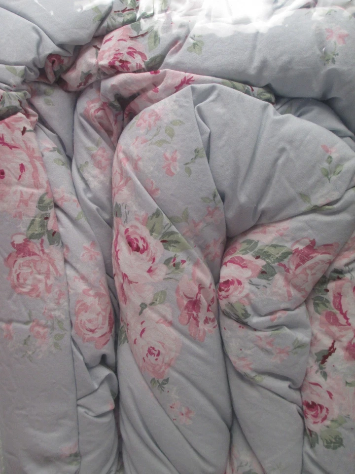 Juego de edredón floral Simply Shabby Chic BELLA azul rosa espolvoreado - Completo/Reina Foto 2 de 4