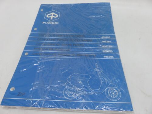 OEM Piaggio Zip Catalogue of Spare Parts PN 406285 - Picture 1 of 1