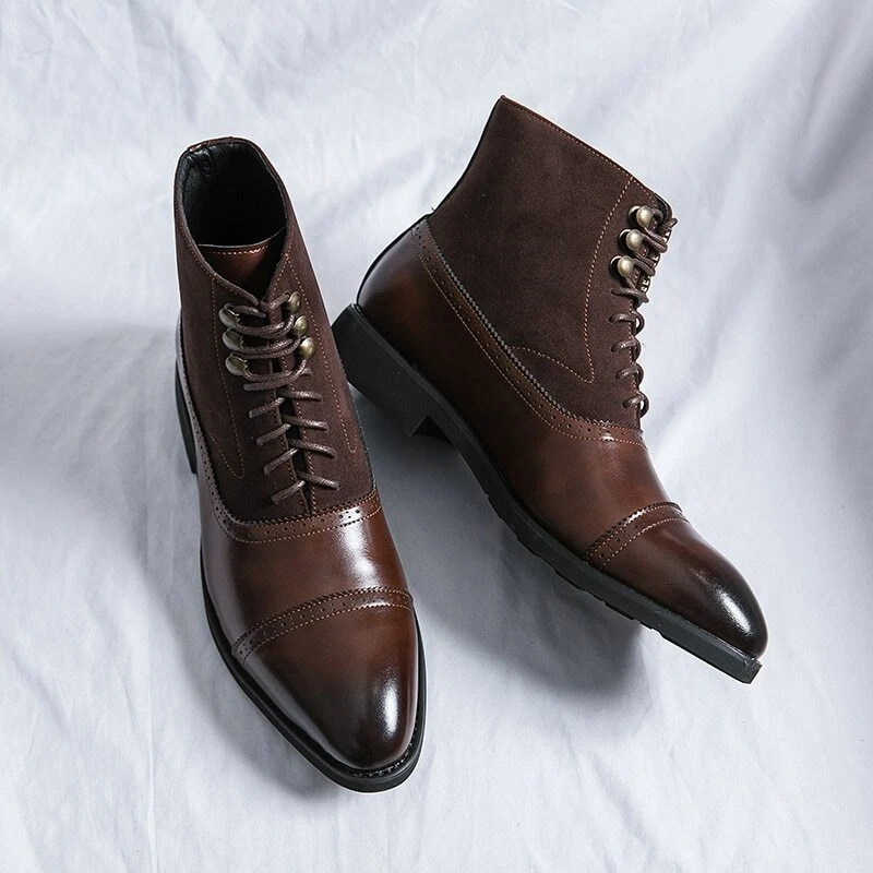 Mens short deals dress boots