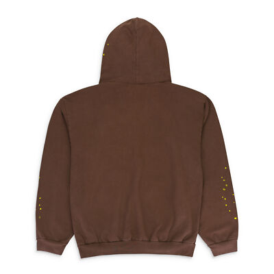 NWT SP5DER WEB BROWN HOODIE SIZE XL $200 | eBay