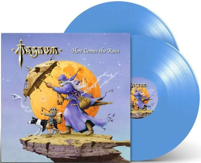MAGNUM - Here comes the Rain Limited Solid Baby Blue 2 Vinyl LP NEU