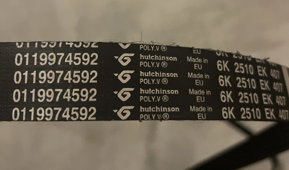 NEW Genuine Mercedes Benz Alternator Fan Drive Belt 96-99 cL500 e420 s420 s500 - Image 3 of 3