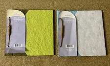 Two 2  Mulberry Scrapbooks Miss Elizabeth  s 8" x 8" Green Blue Beige New