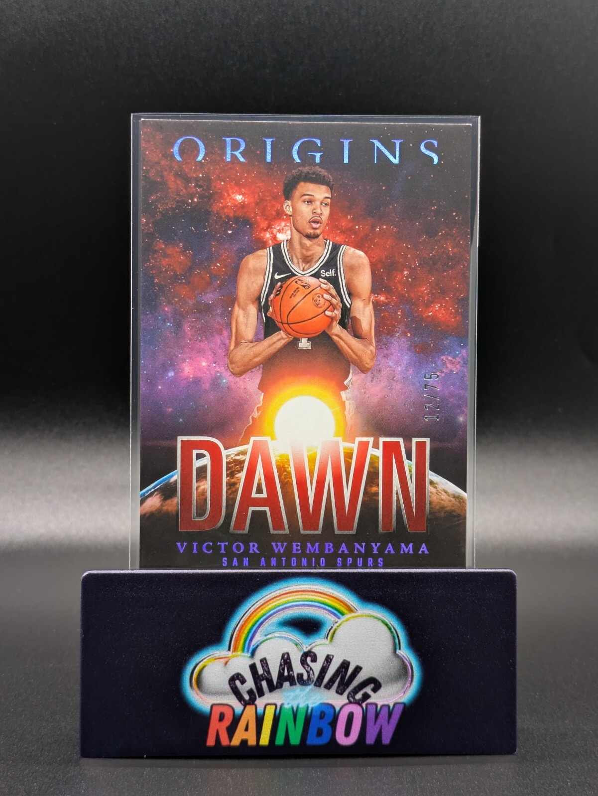 2023-24 Panini NBA Origins Victor Wembanyama #25 RC Rookie Dawn SSP RED /75