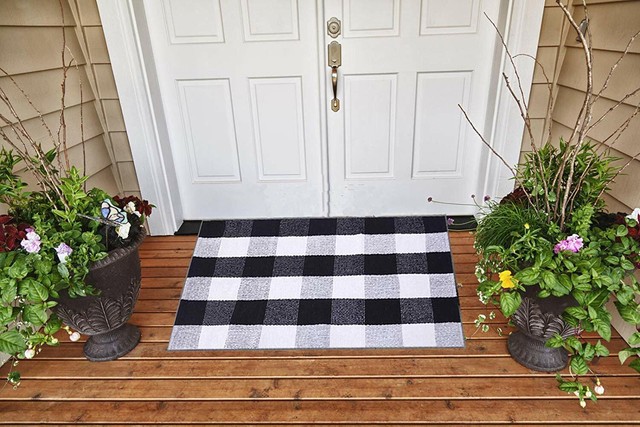 buffalo plaid outdoor rug