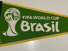 Vintage 2014 Authentic Souvenir FIFA World Cup Soccer Brasil Pennant Made USA — photo 3
