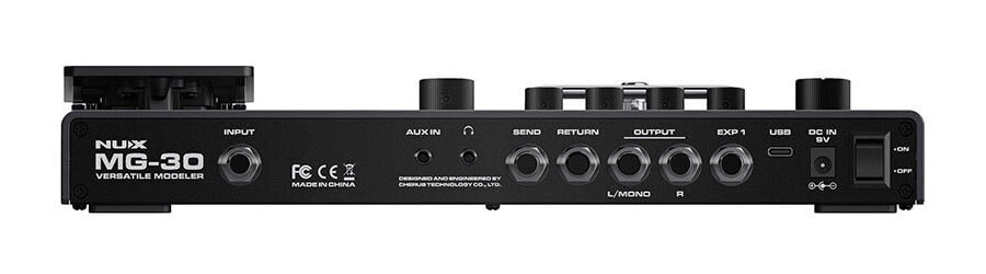 New NUX MG-30 Versatile Modeler Guitar Multi-Effects Pedal