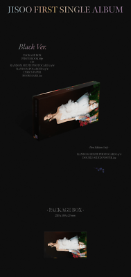 JISOO FIRST SINGLE ALBUM [ME] BLACK version + Store Gift Photos