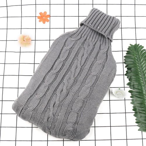 For 2L Hot Water Bottles Soft Knitted Cover , Large Hot Water Bottle Cover - Picture 13 of 23