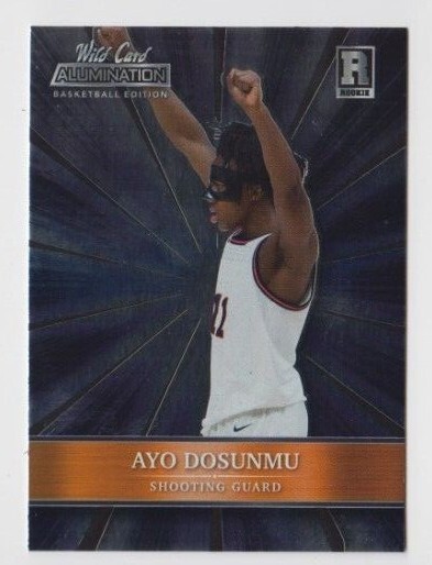 その他 ayo dosunwo sign card Ayo Dosunmu 2022 WILD CARD ALUMINATION ROOKIE CARD #ABC-7