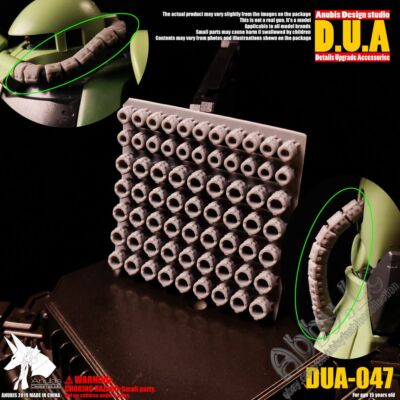 for MG 1/100 Zaku II 2 Model Energy Fuel Cable Tube Pipes 3D-print Detail DUA047