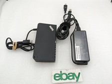 Lenovo ThinkPad OneLink Docking Station 40A4 DU9047S1 w/ AC Adapter 90W Free SH