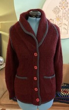 Vintage Wool Blend Cardigan Sweater Renee Tener for Jeanne Pierre Sz Medium