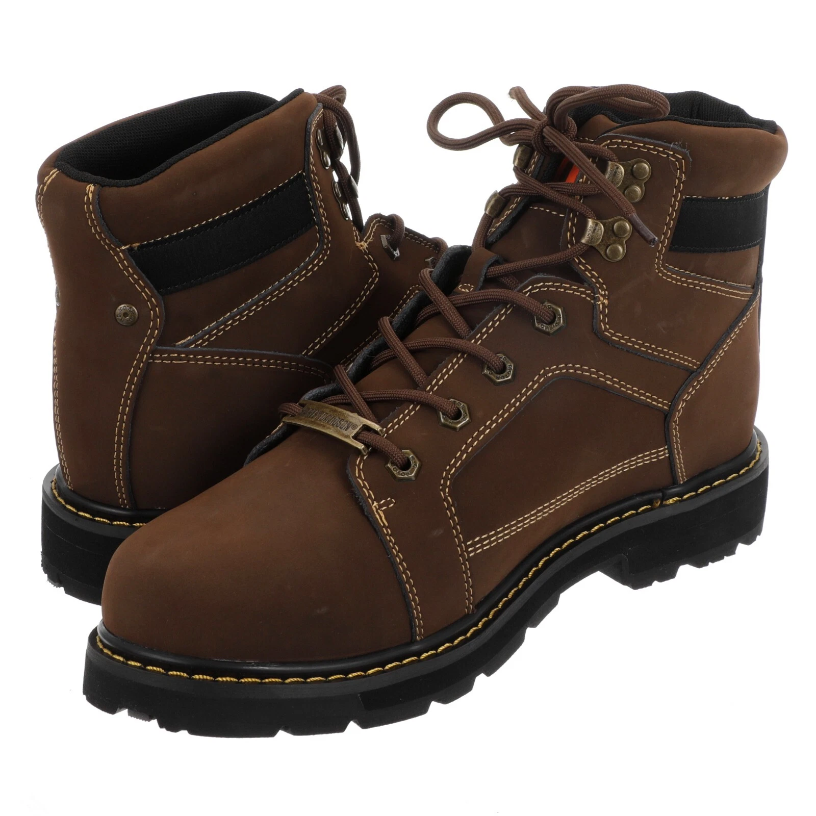 Mens Keating Brown Harley Davidson Boots Size 9