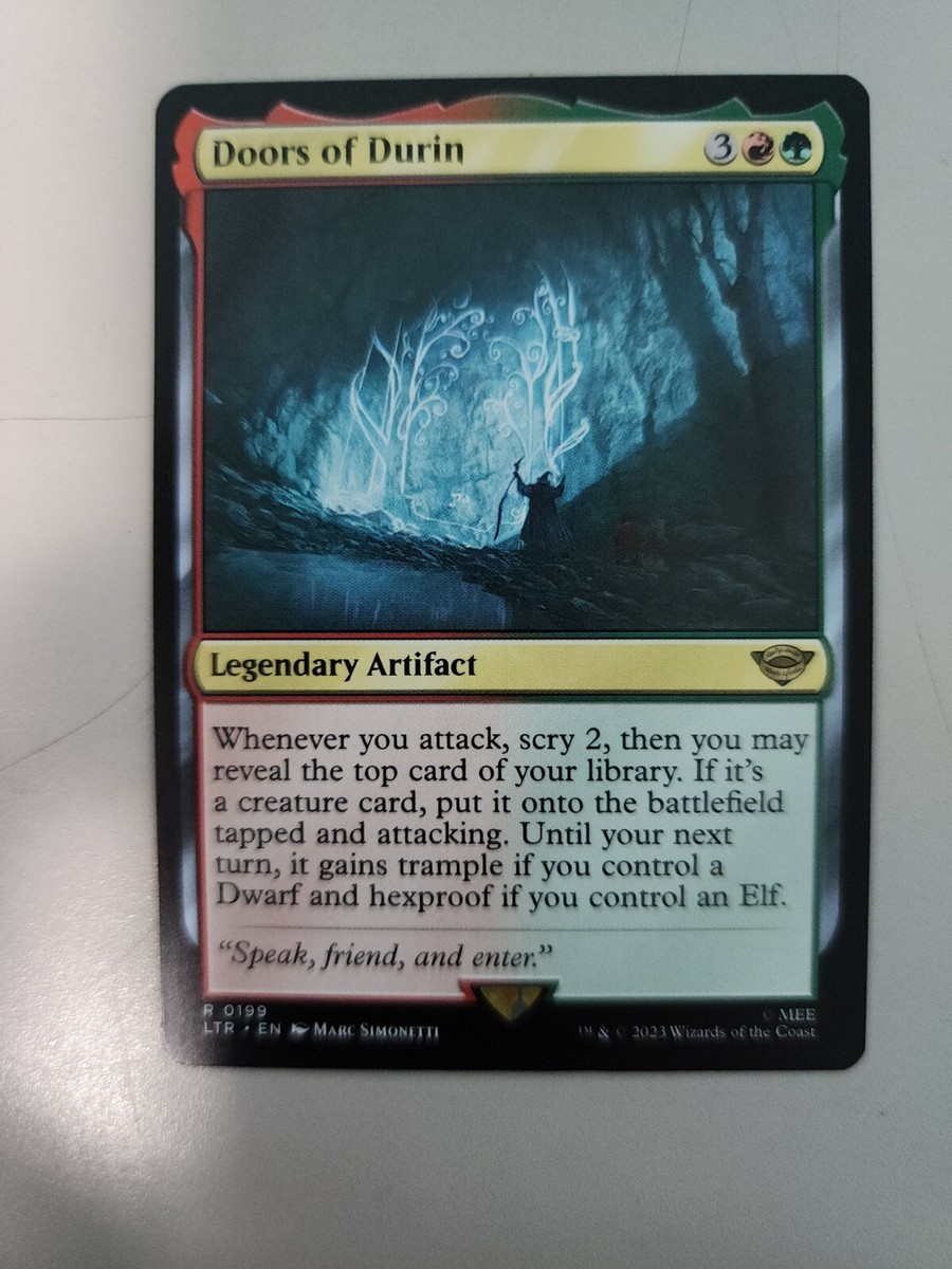 MTG Doors of Durin LotR Tales of Middle-earth 0199 Regular Rare | eBay