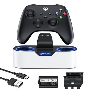NEWDERY Contrôleur Chargeur Station pour Xbox Series/One-X/S Charge Station Dock